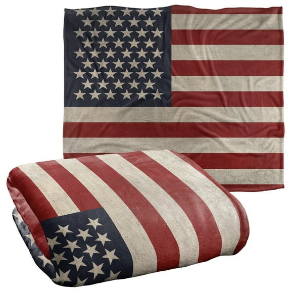 Old American Flag Officially Licensed Silky Touch Super Soft Throw Blanket 50' x 60'