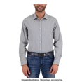 thumbnail image 1 of Camisa George Talla G Manga Larga de Cuadros Pequeños Negro con Verde, 1 of 4