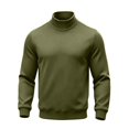 thumbnail image 4 of LWITHSZG Men's Mockneck Sweatshirt Soft Fleece Lined Pullover Sweatshirts Fall Winter Warm Long Sleeve Going&nbsp;Out Tops M, 4 of 9