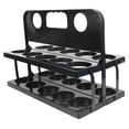 thumbnail image 4 of Portabotellas de fútbol, ​​soporte para botellas de agua deportivo, soporte plegable para bebidas, soporte para bebidas para el hogar, fitness, hockey Negro, 4 of 8