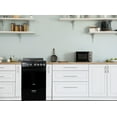 thumbnail image 2 of Premium Levella 24 in. 2.7 cu.ft. Single Oven Electric Range with 4 Burners and Storage Drawer in Black, 2 of 9