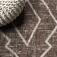 thumbnail image 5 of JONATHAN Y SANTA MONICA 2 x 10 Runner Rug, Carwa Tribal Diamond Trellis - Brown/Beige, SMB128B-210, 5 of 10