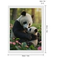 thumbnail image 2 of Diamond Art Kits for Adults - Panda Family Love Forest Blossoms 5d Diamond Painting for Adults, Diamond Art for Adults Beginners, Frameless Diamond Painting Kits for Adults for Home Wall Decor, 2 of 7