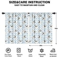 thumbnail image 2 of Blackout Kids Curtains,Pug and Footprints Childrens Insulated Curtains Set Of 2,Bedroom Essentials,Toddler Room Decor 42x54in(106x137cm), 2 of 4