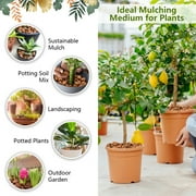 1 pack Coco Husk Chips- 100% Organic Coconut Coir Chips Brick Potting Soil Mix with Low EC & PH Balance, Compressed Coconut Substrate Coco Chips Mulch Medium for Garden, Flowers, Plants