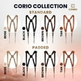 thumbnail image 2 of C Coiro Camera Harness for 2 Cameras â Dual Shoulder Leather Camera Strap â Double Camera Harness for DSLR/SLR, Brown, One Size, 2 of 8