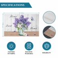 thumbnail image 6 of Purple Lavender Placemats Set of 6, Spring Floral Daisy Butterfly Leaves Gray Placemats for Dining Table, Place Mats for Kitchen Tabletop, Waterproof Wipeable Dining Table Mats Set, 6 of 9