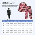 thumbnail image 2 of Mens Pajamas Set, Pink Purple Camouflage Button Down Long Sleeve Loungewear Sleepwear Pjs sets for Men, 2 of 5