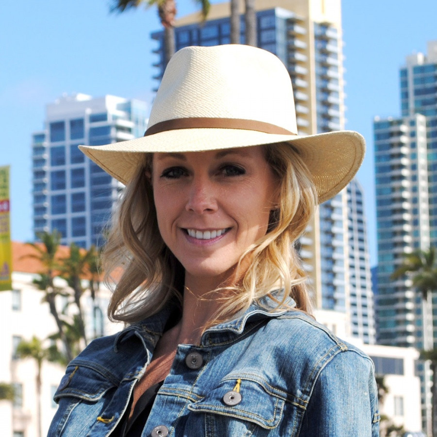 MJ Panama Straw Outback Hat - S 