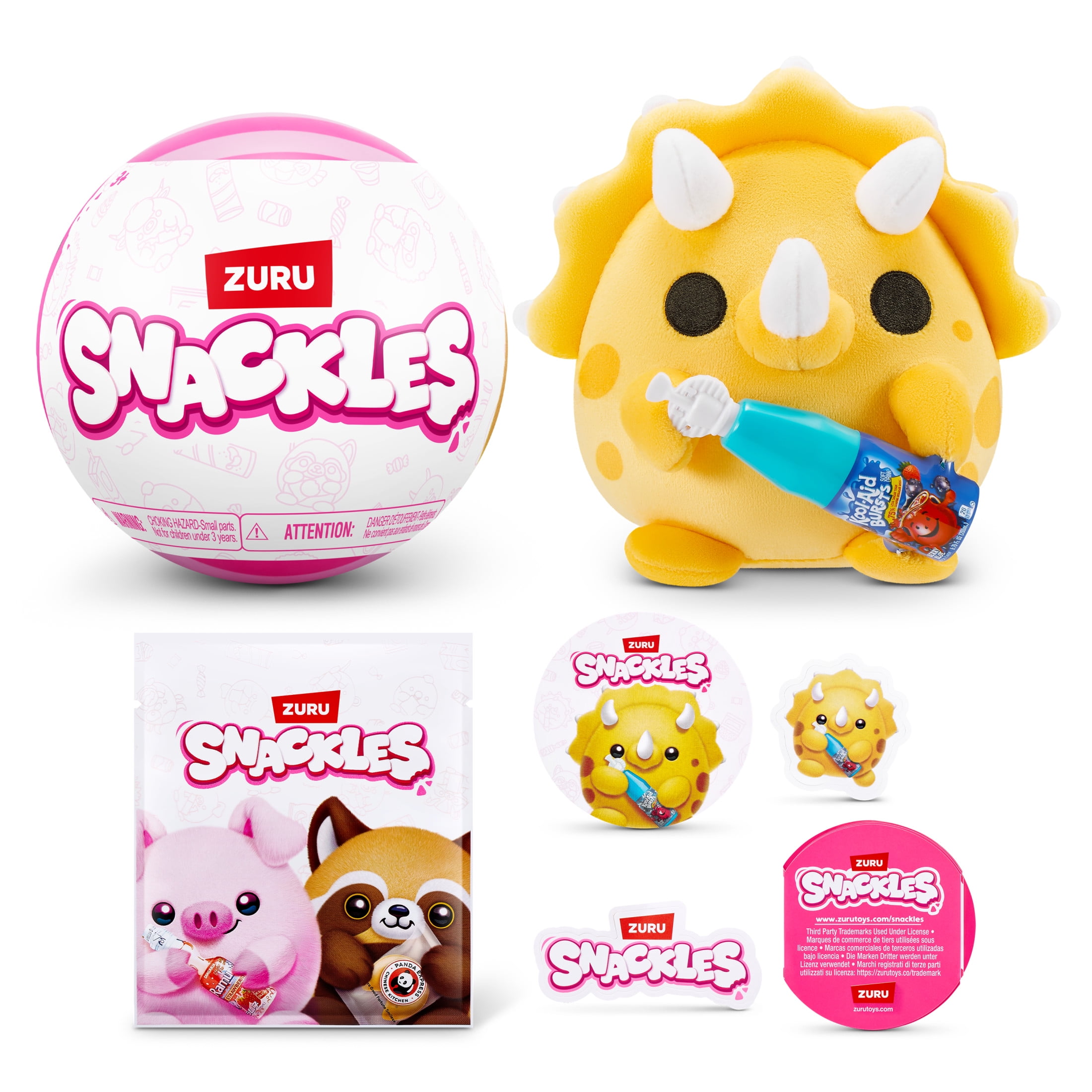 Snackles Licensed Series 3 5-inch Plush by ZURU, Plush with License Snack Brand Accessory
