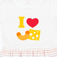 thumbnail image 4 of Inktastic I Heart Mac and Cheese Girls Toddler Dress, 4 of 5