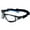 Clear, variant on General Electric 06 Series Anti-Fog Impact-Resistant Safety Glasses Smoke Lens Black/Blue Frame 1 pk