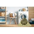 thumbnail image 2 of Ahgly Company Machine Washable Indoor Square Transitional Dark Bronze Brown Area Rugs, 7' Square, 2 of 7