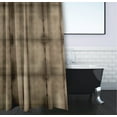 thumbnail image 3 of Simply Daisy 70" W x 73" H Pool Stripe Print Polyester Shower Curtain, Brown, 3 of 3