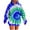 Dark Blue, variant on Tie Dye Hoodie Womens Sweatshirt Oversized Hoodies for Women Lightweight Sweatshirts Woman Hoodies Sweatshirt Oversized (Blue,L)