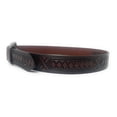 thumbnail image 2 of Western Trenditions Llc Mens  Roughy Chocolate Diamond Belt 36 Brown, 2 of 4