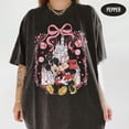 thumbnail image 3 of Vintage Coquette Bows Mickey & Minnie Disney Valentine Shirt, Happy Valentine’s Day 2026 Tee, WDW Disneyland Sweethearts Nite Gift for Her, 3 of 6