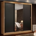 thumbnail image 2 of Ropero Closet Madesa Mônaco 3 Puertas 1 Espejo MN 3, 2 of 5