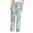 thumbnail image 3 of Haiem Vintage Floral Women's Pajama Pants Ultra Lightweight Pjs Bottoms Sleepwear Bottom Pants With Pocket Drawstring-Large, 3 of 9