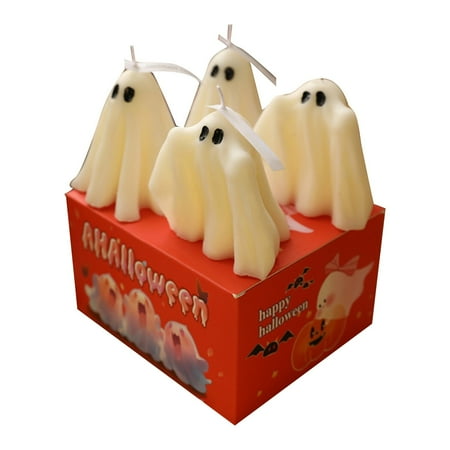 

Passionately Hug Apparition Candles Cute Ghostly White Apparition Decoration Minimalist Candle Lovers Ideas Holder Odor Eliminator for Home Unscented Pillar 3x4 Cute Scented