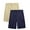 Navy & Khaki, variant on 2-Pack Boy's Stretch Slim Fit School Uniform Twill Shorts