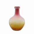 thumbnail image 3 of Northlight 12.25" Crackled Frosted Hand Blown Glass Vase - Blue/Brown, 3 of 3