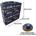 thumbnail image 4 of Toddler High Chair Booster Seat Cushion for Dining Double Straps Washable Portable Thick Chair Increasing Cushion for Baby Kids 26s, 4 of 5
