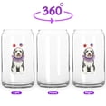 thumbnail image 2 of 4th of July Old English Sheepdog Celebrates Independence Day 16oz Glass Cup Mug Dog Lover Glass Can - 12010, 2 of 5