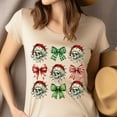 thumbnail image 4 of Snowman Graphic T-Shirt | Cute Winter Vibes Tee for Men Women Kids, Gold, Size M, 4 of 5