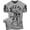 T-Shirt Heather Grey Branded, variant on Gymish Biceps Killin’ It Men’s Workout T-Shirt – Funny Lifting Gym Tee, Athletic Fitness Shirt for Men