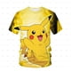 thumbnail image 1 of Verano 2022, ropa de moda de Pokémon para niños, camisetas de Pikachu de manga corta para niños, sudaderas para niños, ropa informal, camisetas geniales para niños 130 Gao Jinjia LED, 1 of 2