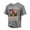Gray, variant on Funny 4th of July Men's Shirt, 250th Anniversary USA Waffle Tee Top, Patriotic Bigfoot "Merica" Graphic T-Shirt, America 250 Years 1776-2026 Independence Day Apparel