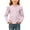 Purple, variant on WDWYY Little Girls Cotton Long Sleeve Top Loose Fit Casual Crew Neck Ruffle Shoulder Soft T Shirt Light Blue 4-5 Years