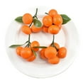 thumbnail image 2 of CIYISON Simulation Tangerine Fruit Artificial Tangerine Photography Props for Party Decorations, Realistic Foams Tangerine, 2 of 13
