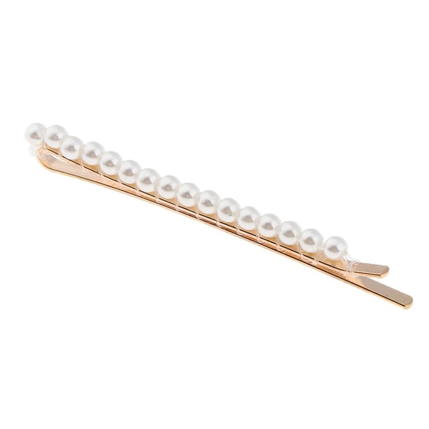 Horquilla para el cabello Macarena para mujer decoración de perlas Clip para el pelo