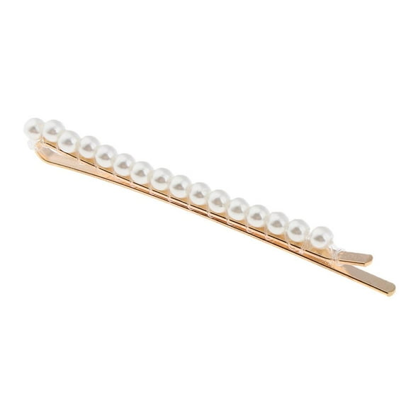 Horquilla para el cabello Macarena para mujer decoración de perlas Clip para el pelo