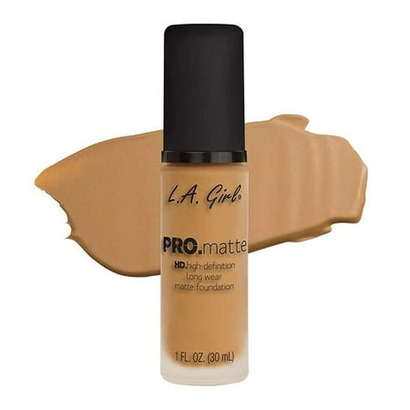 Mac Makeup Pro Long Wear LA Girl PRO.mattte HD.high-definition long wear matte foundation (GLM676 Light Tan), With a soft and suede-like finish, PRO.matte Foundation will have you covered and.., By LA Girl Cosmetics ()
