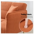 thumbnail image 6 of MDQMD 70" Teddy Fleece Convertible Sofa Bed - Adjustable Arms & Backrest, 3-Position Sleeper for Small Spaces, Apartments & Studios, Easy Assembly, 6 of 7