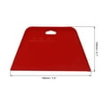 thumbnail image 2 of Unique Bargains Plastic Scraper Putty Spatula Spreader Smoothing Tools for Paint Wall Treatment Windshield 7.5" Red, 2 of 5