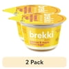 (2 pack) Brekki Gluten-Free Bananas & Maple Brown Sugar Ready-to-Eat Overnight Oats, Refrigerated Cup 5.3 oz