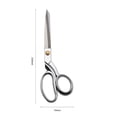 thumbnail image 4 of 8.5 Inch Heavy Duty Fabric Scissors, Stainless Steel Sewing Shears for Tailors, Dressmakers & Crafts (Silver), 4 of 5