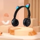 thumbnail image 4 of Auriculares inalámbricos Bluetooth con iluminación de orejas - Negro, 4 of 9