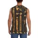 thumbnail image 4 of Balery Ancient Egyptian Hieroglyph Camisetas sin mangas para hombre, absorbe la humedad y protege contra el mal olor.-X-Large, 4 of 7