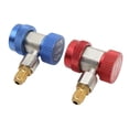 thumbnail image 2 of 2 conectores adaptadores de alta y baja presión para aire acondicionado de CA R134A, 2 of 14