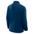 thumbnail image 3 of Men's Fanatics Deep Sea Blue Seattle Kraken Home Ice Fleece Full-Zip Jacket, 3 of 3