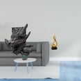 thumbnail image 2 of Figura de mesa,Estantería sujetalibros Estatua Sujetalibros,Escultura abstracta de fuego,Estatua de arte abstracto,adorno para decoración del hogar,Escultura de fuego, 2 of 8