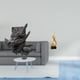 thumbnail image 2 of Sujetalibros con estatua abstracta de fuego, soporte para libros, decoración del hogar, sujetalibros decorativo, tope final, figura de llama de resina, 2 of 8