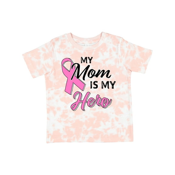 Inktastic My Mom is My Hero Breast Cancer Awareness Boys or Girls Toddler T-Shirt