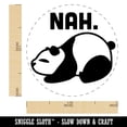thumbnail image 2 of Nah Cute and Lazy Panda Doesn't Want to do Anything Rubber Stamp for Scrapbooking Crafting Stamping - Medium 1 Inch, 2 of 7