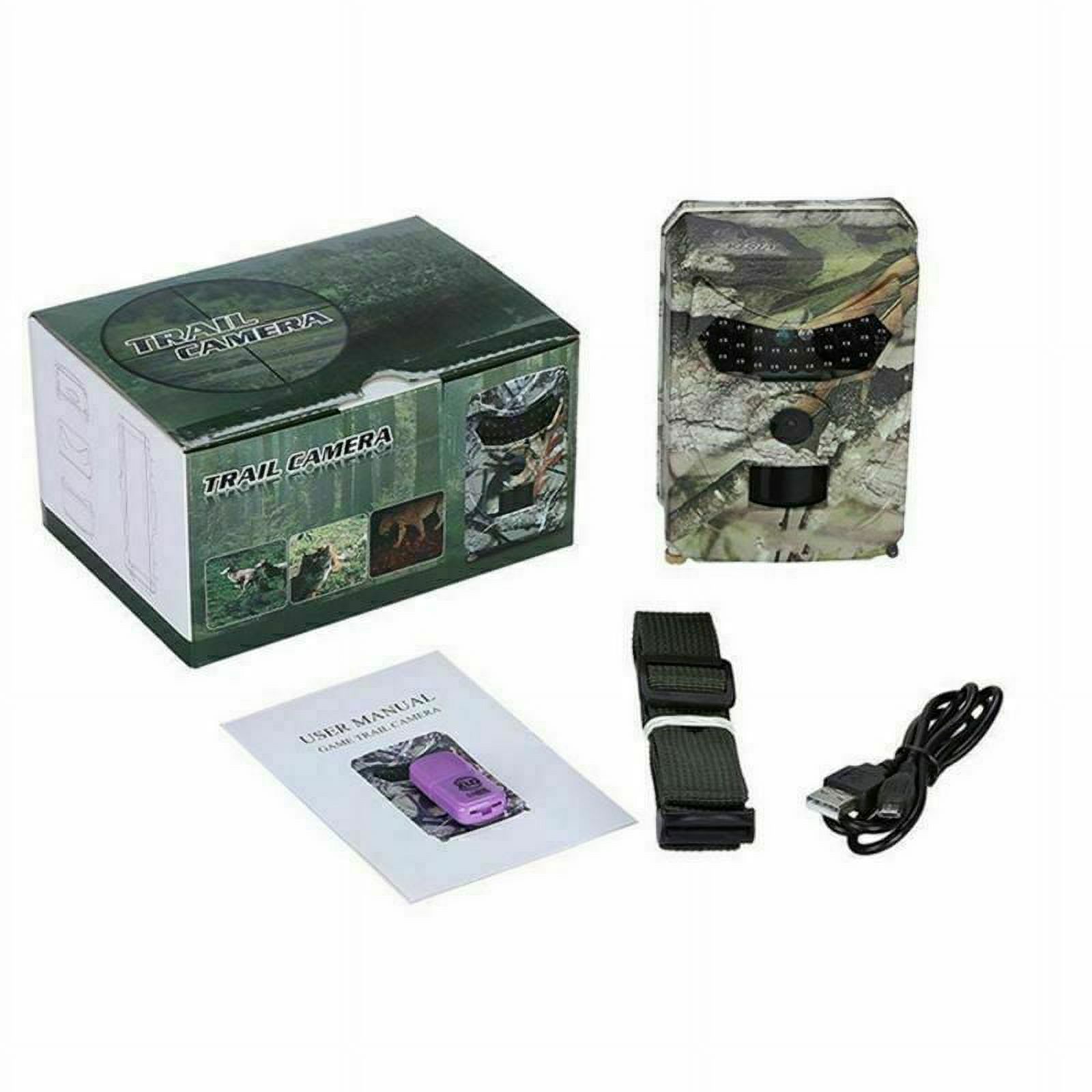 Myriann Outdoor Hunting Trail Camera 12MP 1080P HD Game Camera with Night Vision No Glow